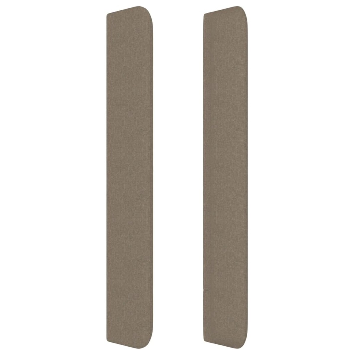 vidaXL Κεφαλάρι με Πτερύγια Taupe 163x16x118/128 εκ. Υφασμάτινο