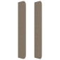 vidaXL Κεφαλάρι με Πτερύγια Taupe 163x16x118/128 εκ. Υφασμάτινο