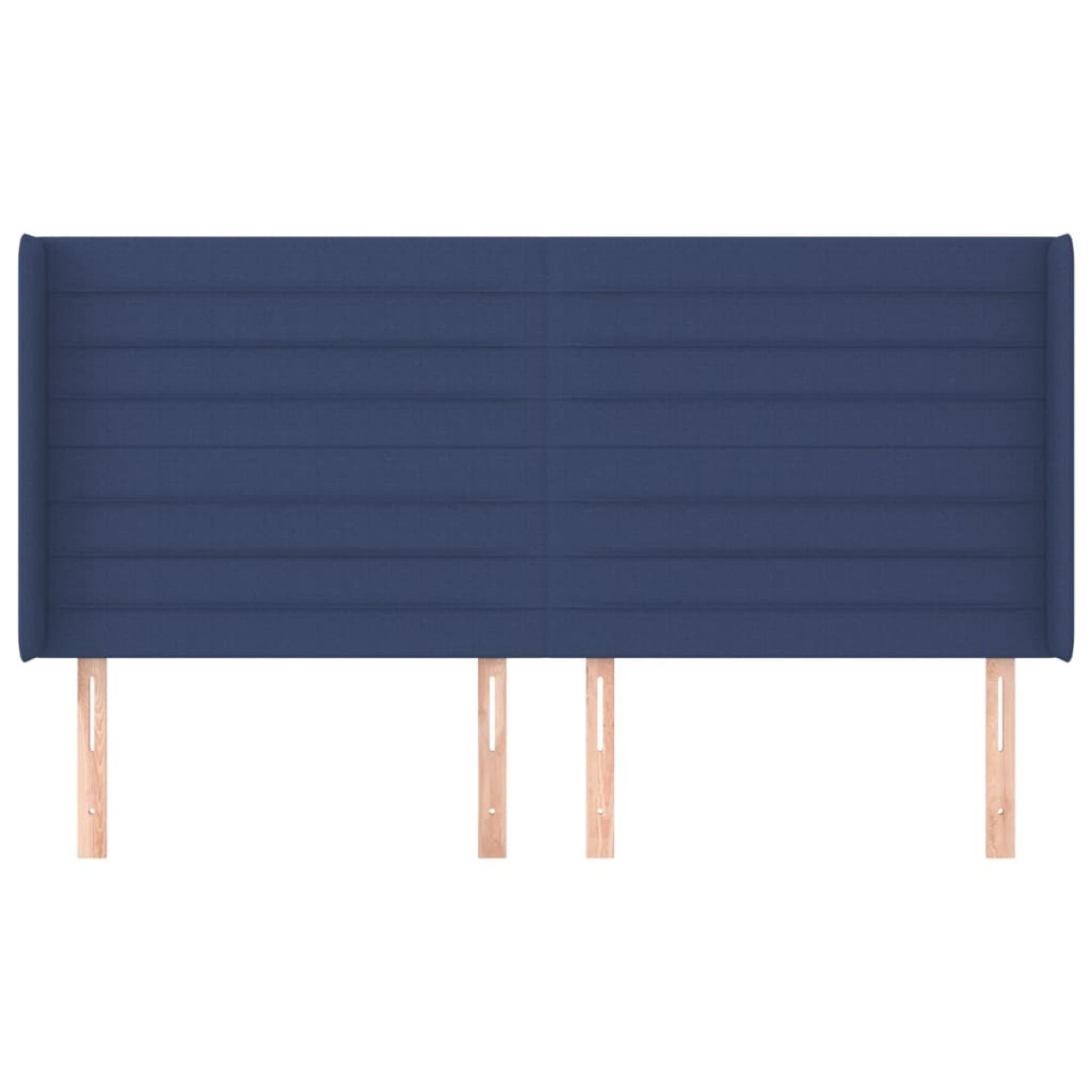 vidaXL Κεφαλάρι με Πτερύγια Μπλε 183x16x118/128 εκ. Υφασμάτινο