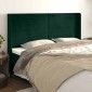 vidaXL Κεφαλάρι με Πτερύγια Πράσινο 183x16x118/128 εκ. Βελούδινο