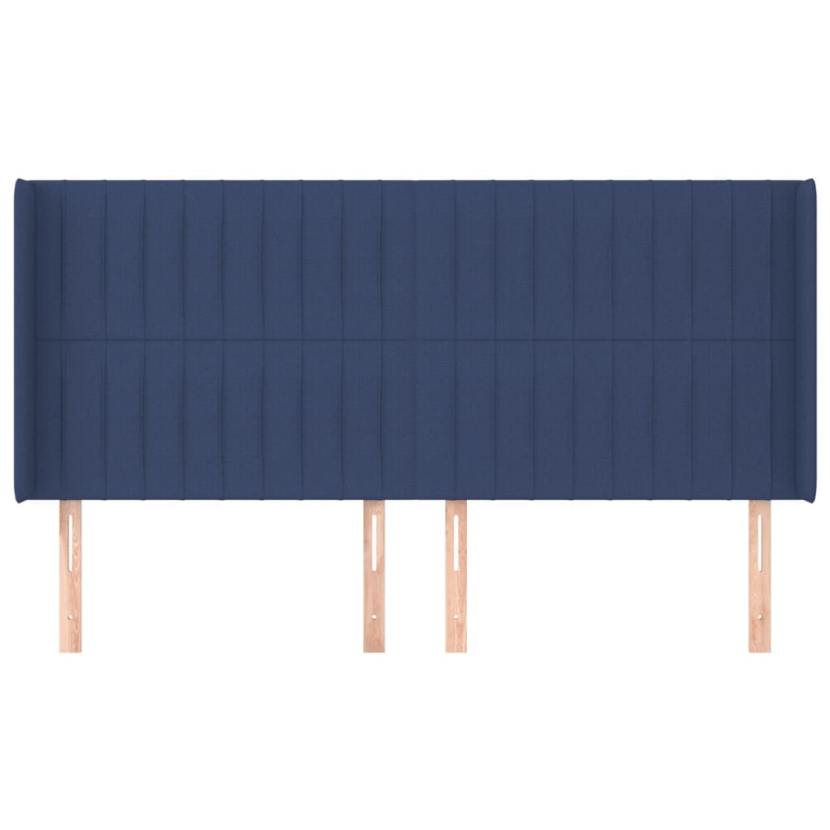 vidaXL Κεφαλάρι με Πτερύγια Μπλε 163x16x118/128 εκ. Υφασμάτινο