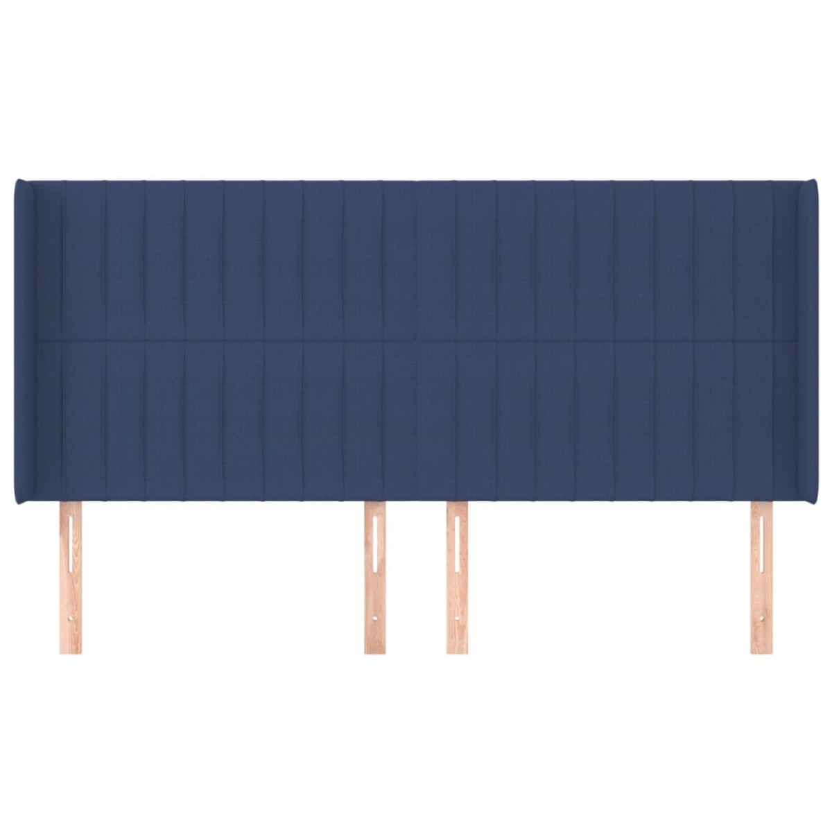 vidaXL Κεφαλάρι με Πτερύγια Μπλε 183x16x118/128 εκ. Υφασμάτινο