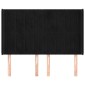 vidaXL Κεφαλάρι με Πτερύγια Μαύρο 147x16x118/128 εκ. Βελούδινο
