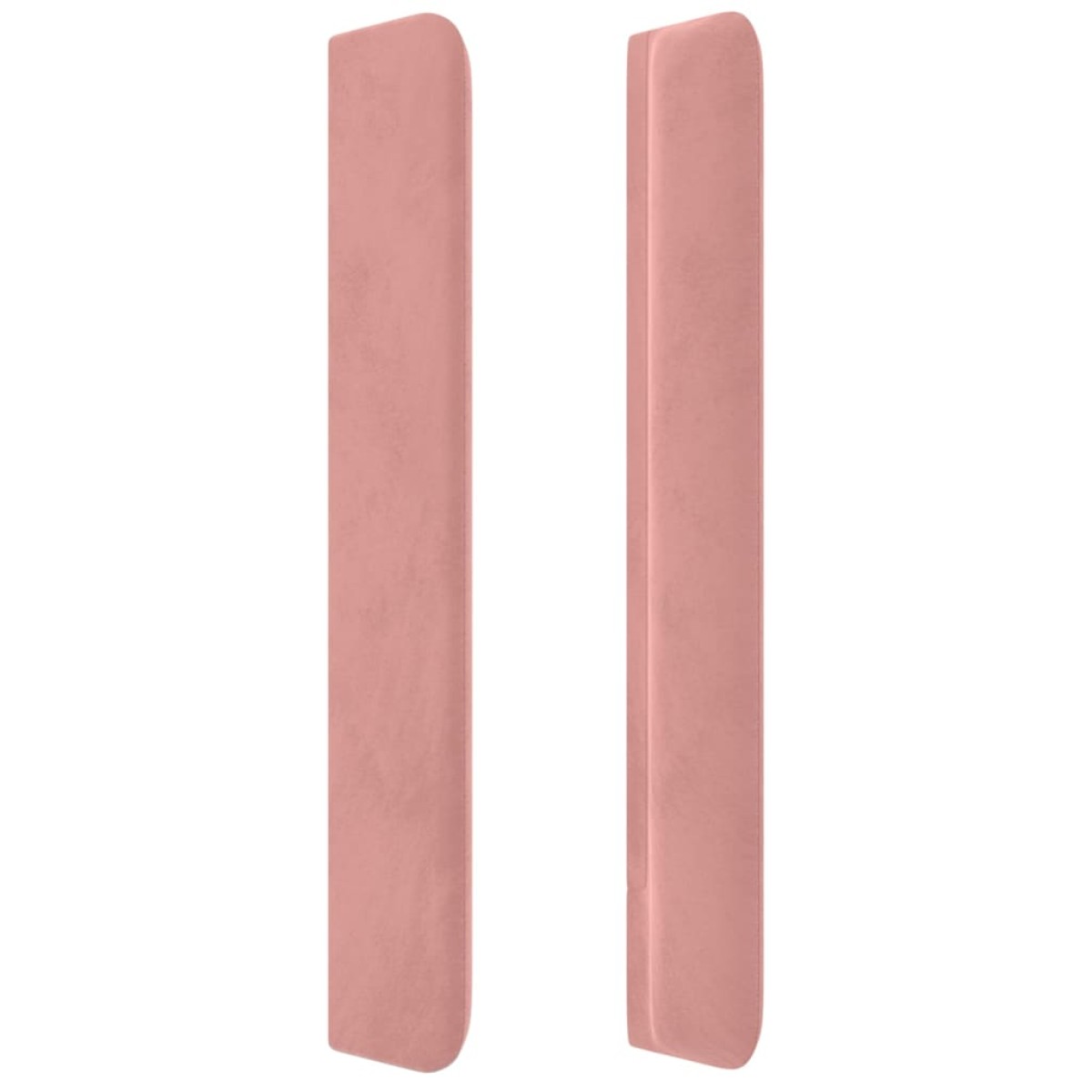 vidaXL Κεφαλάρι με Πτερύγια Ροζ 183x16x118/128 εκ. Βελούδινο