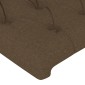 vidaXL Κεφαλάρι με Πτερύγια Σκούρο Καφέ 163x16x118/128 εκ. Υφασμάτινο
