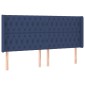 vidaXL Κεφαλάρι με Πτερύγια Μπλε 183x16x118/128 εκ. Υφασμάτινο
