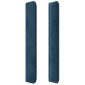 vidaXL Κεφαλάρι με Πτερύγια Σκούρο Μπλε 147x16x118/128 εκ. Βελούδινο