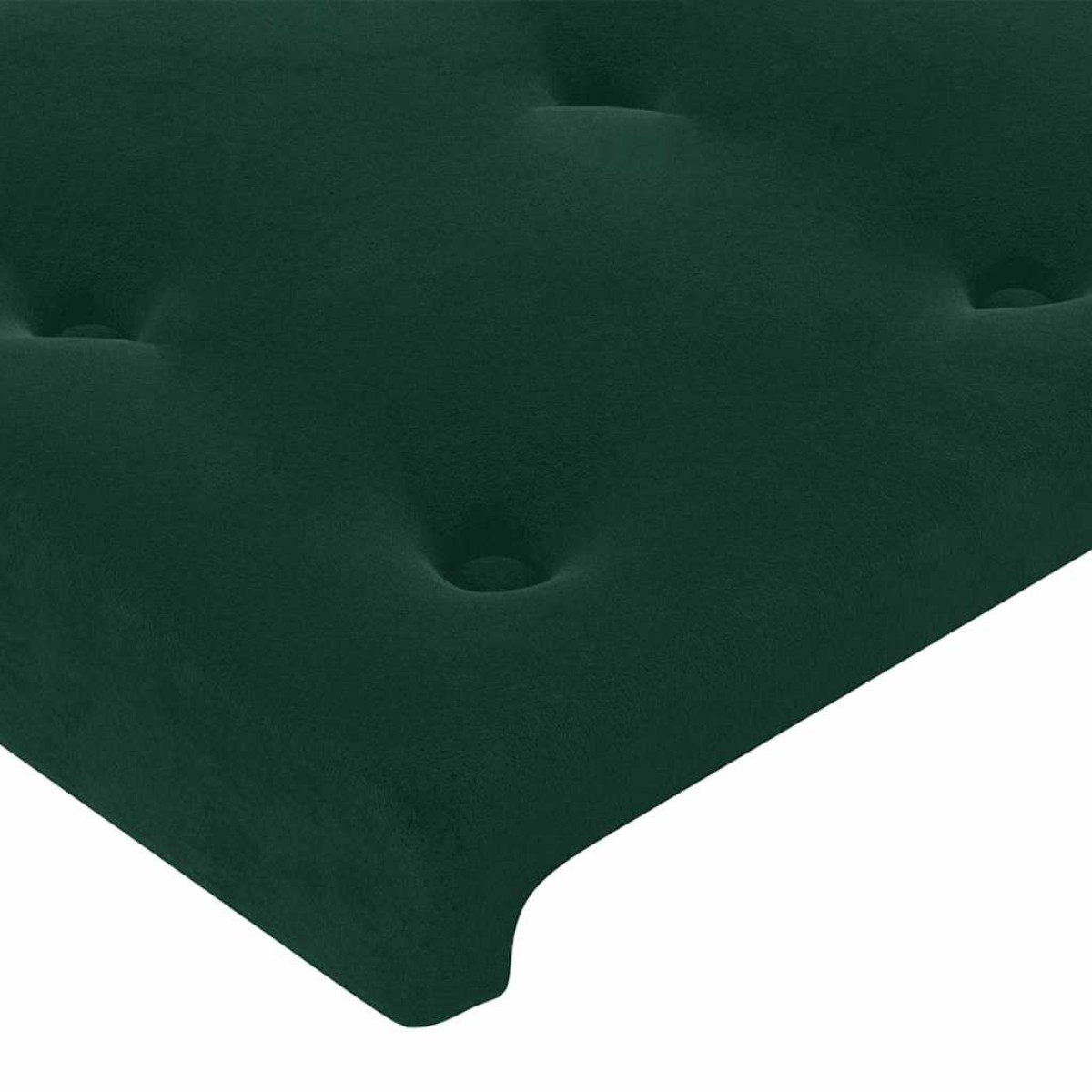 vidaXL Κεφαλάρι με Πτερύγια Πράσινο 83x16x118/128 εκ. Βελούδινο