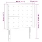 vidaXL Κεφαλάρι με Πτερύγια Πράσινο 83x16x118/128 εκ. Βελούδινο