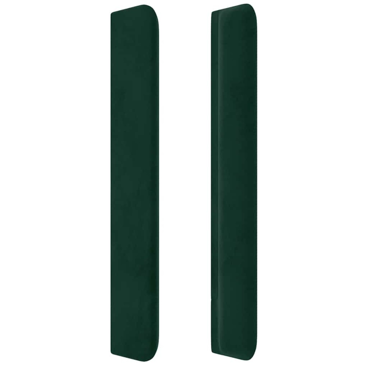 vidaXL Κεφαλάρι με Πτερύγια Πράσινο 147x16x118/128 εκ. Βελούδινο