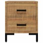 vidaXL Κομοδίνα 2 τεμ. 36 x 30 x 45 εκ. από Μασίφ Ξύλο Πεύκου