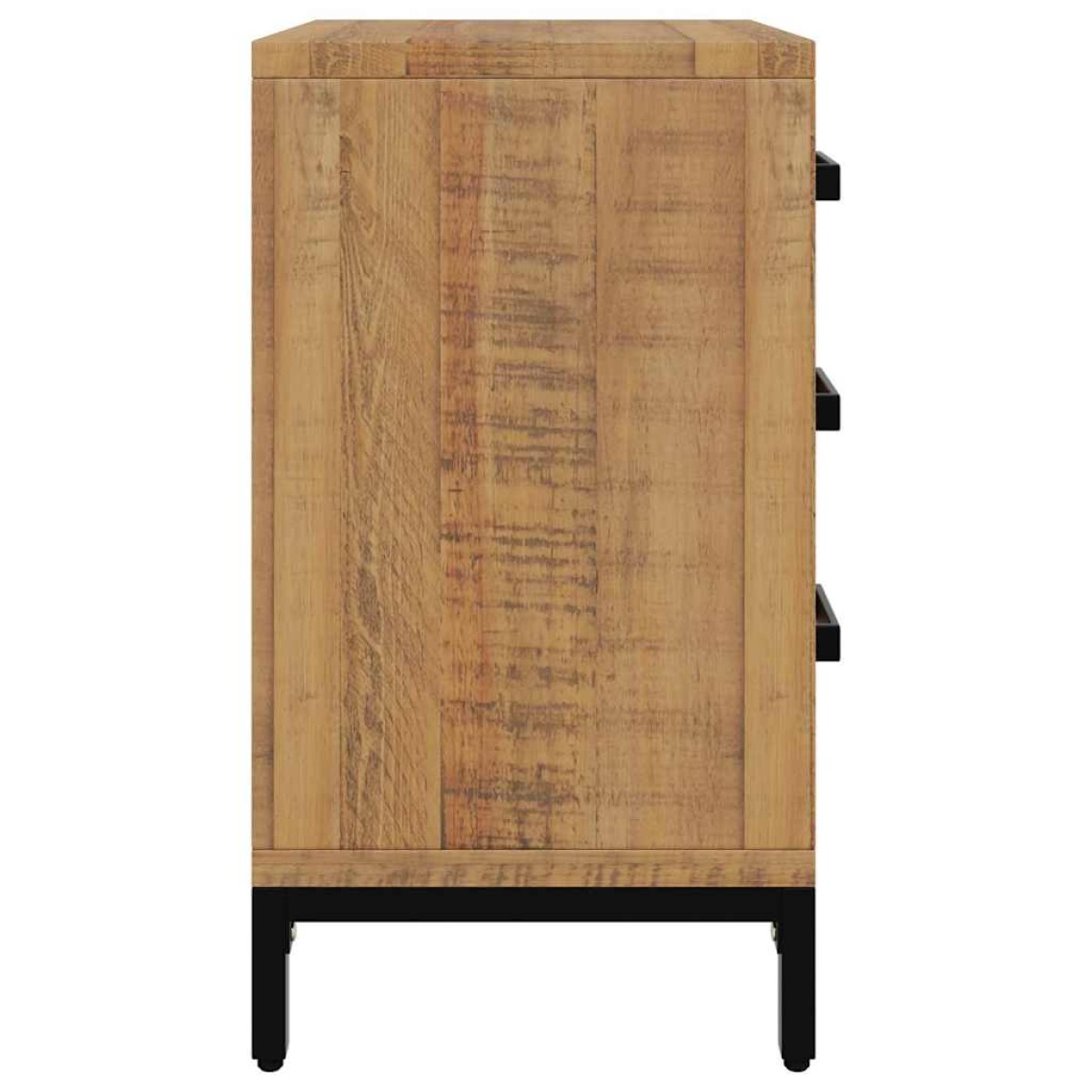 vidaXL Κομοδίνα 2 Τεμ. 40x30x55 εκ. από Μασίφ Ξύλο Πεύκου