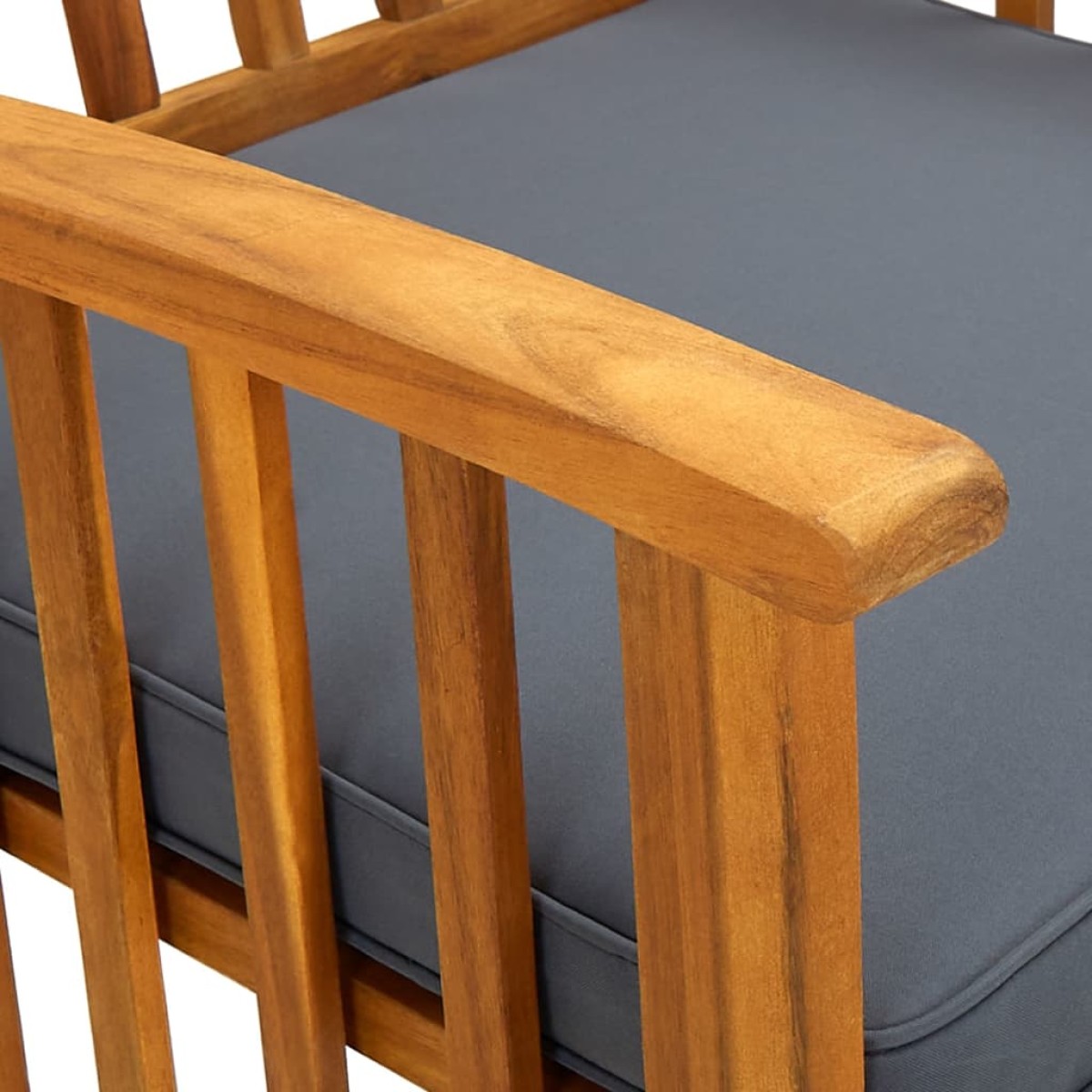 vidaXL Καρέκλες Τραπεζαρίας Κήπου 6 τεμ. Μασίφ Ακακία με Μαξιλάρια