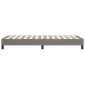 vidaXL Πλαίσιο Κρεβατιού Boxspring Σκούρο Γκρι 80x200 εκ. Υφασμάτινο