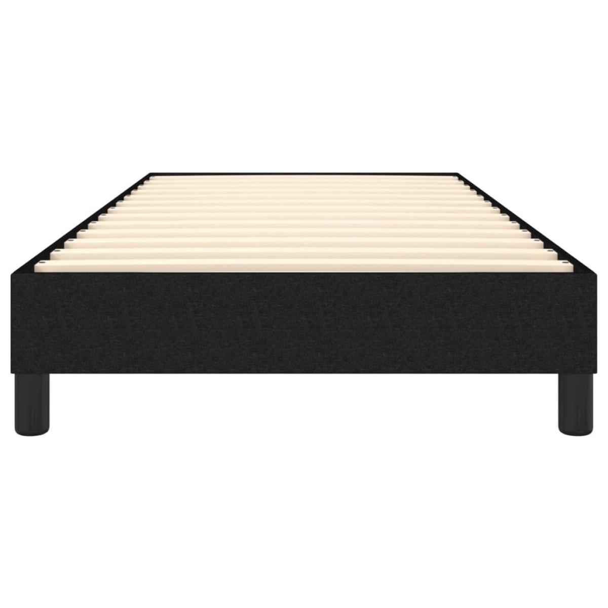 vidaXL Πλαίσιο Κρεβατιού Boxspring Μαύρο 80 x 200 εκ. Υφασμάτινο