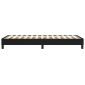 vidaXL Πλαίσιο Κρεβατιού Boxspring Μαύρο 80 x 200 εκ. Υφασμάτινο