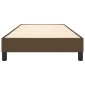 vidaXL Πλαίσιο Κρεβατιού Boxspring Σκούρο Καφέ 80x200 εκ. Υφασμάτινο