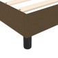 vidaXL Πλαίσιο Κρεβατιού Boxspring Σκούρο Καφέ 80x200 εκ. Υφασμάτινο