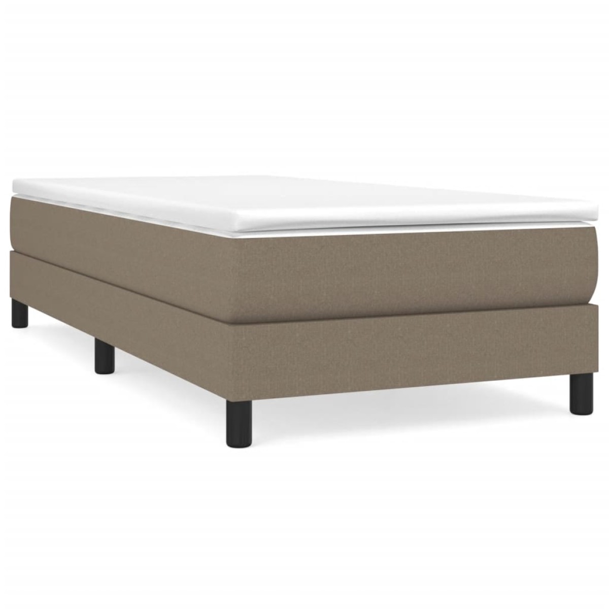 vidaXL Πλαίσιο Κρεβατιού Boxspring Taupe 80 x 200 εκ. Υφασμάτινο
