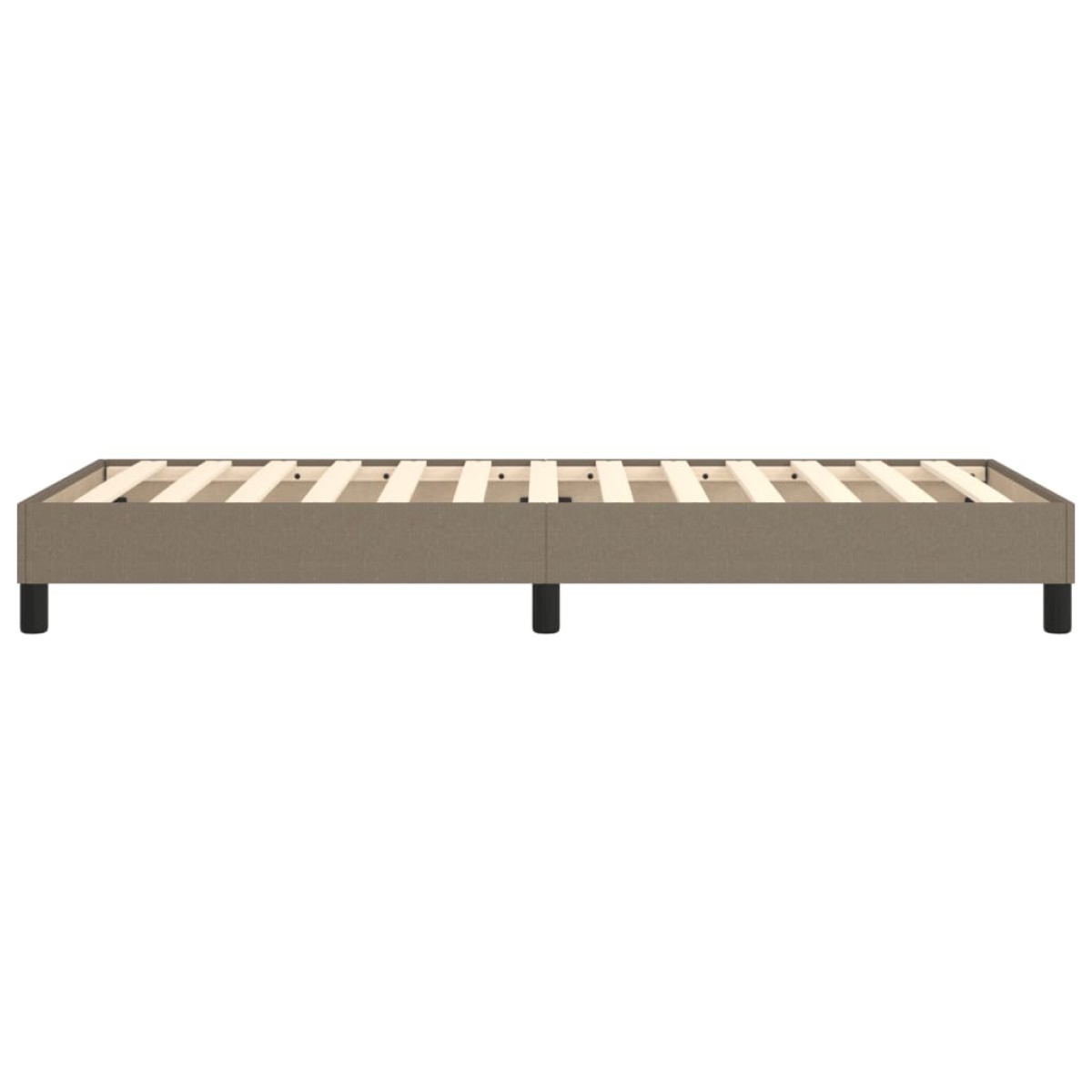 vidaXL Πλαίσιο Κρεβατιού Boxspring Taupe 80 x 200 εκ. Υφασμάτινο