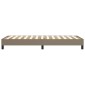 vidaXL Πλαίσιο Κρεβατιού Boxspring Taupe 80 x 200 εκ. Υφασμάτινο