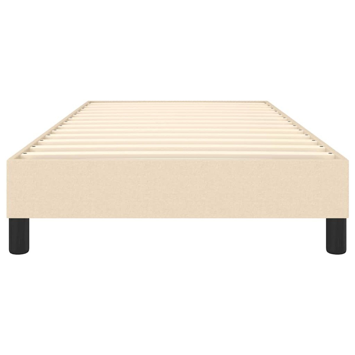 vidaXL Πλαίσιο Κρεβατιού Boxspring Κρεμ 80 x 200 εκ. Υφασμάτινο