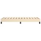 vidaXL Πλαίσιο Κρεβατιού Boxspring Κρεμ 80 x 200 εκ. Υφασμάτινο