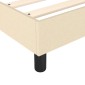 vidaXL Πλαίσιο Κρεβατιού Boxspring Κρεμ 80 x 200 εκ. Υφασμάτινο
