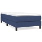 vidaXL Πλαίσιο Κρεβατιού Boxspring Μπλε 80 x 200 εκ. Υφασμάτινο