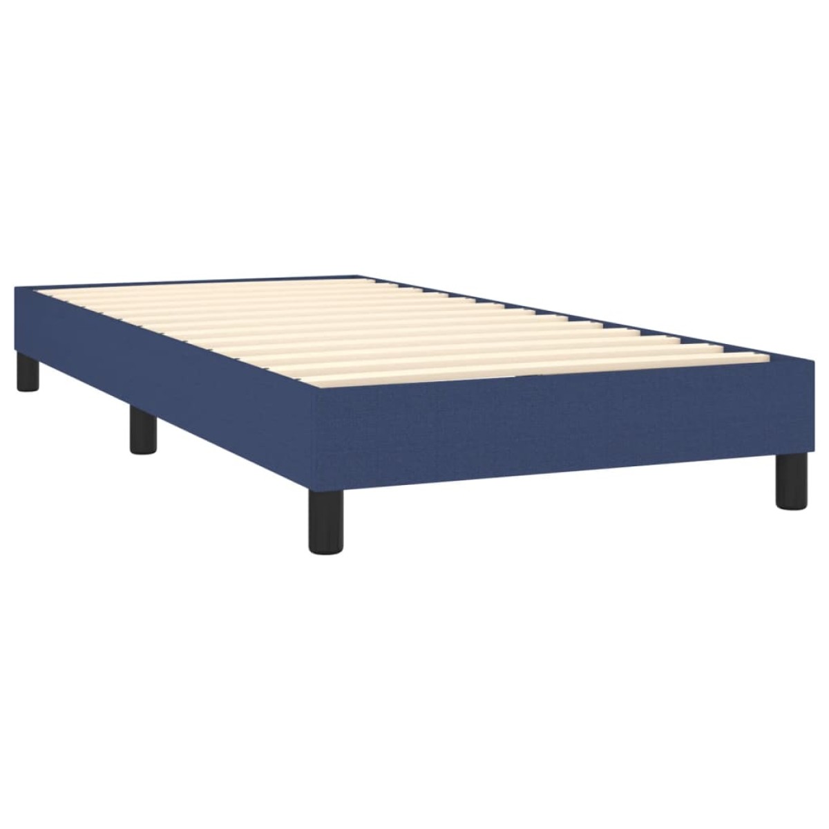 vidaXL Πλαίσιο Κρεβατιού Boxspring Μπλε 80 x 200 εκ. Υφασμάτινο