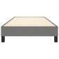 vidaXL Πλαίσιο Κρεβατιού Boxspring Σκούρο Γκρι 90x190 εκ. Υφασμάτινο