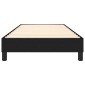 vidaXL Πλαίσιο Κρεβατιού Boxspring Μαύρο 90x190 εκ. Υφασμάτινο