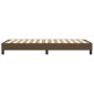vidaXL Πλαίσιο Κρεβατιού Boxspring Σκούρο Καφέ 90x190 εκ. Υφασμάτινο