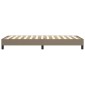 vidaXL Πλαίσιο Κρεβατιού Boxspring Taupe 90x190 εκ. Υφασμάτινο
