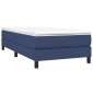 vidaXL Πλαίσιο Κρεβατιού Boxspring Μπλε 90x190 εκ. Υφασμάτινο