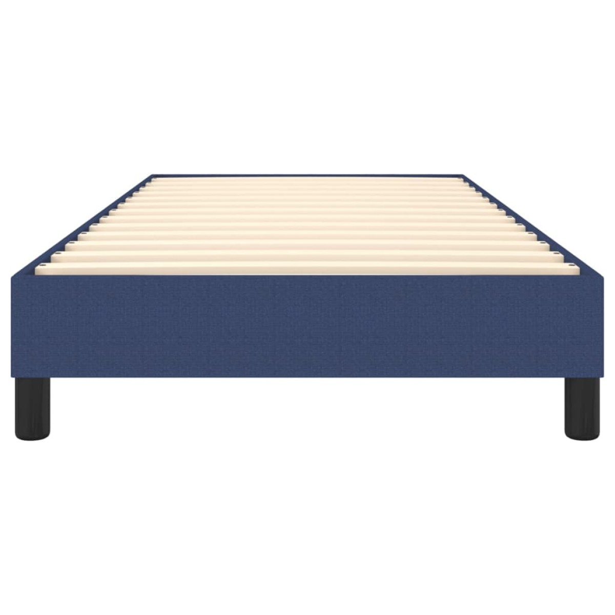 vidaXL Πλαίσιο Κρεβατιού Boxspring Μπλε 90x190 εκ. Υφασμάτινο