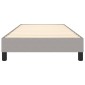 vidaXL Πλαίσιο Κρεβατιού Boxspring Ανοιχτό Γκρι 90x200 εκ. Υφασμάτινο