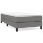 vidaXL Πλαίσιο Κρεβατιού Boxspring Σκούρο Γκρι 90 x 200 εκ. Υφασμάτινο