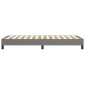 vidaXL Πλαίσιο Κρεβατιού Boxspring Σκούρο Γκρι 90 x 200 εκ. Υφασμάτινο