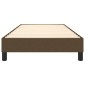 vidaXL Πλαίσιο Κρεβατιού Boxspring Σκούρο Καφέ 90 x 200 εκ. Υφασμάτινο