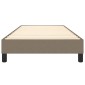 vidaXL Πλαίσιο Κρεβατιού Boxspring Taupe 90x200 εκ. Υφασμάτινο