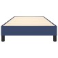 vidaXL Πλαίσιο Κρεβατιού Boxspring Μπλε 90 x 200 εκ. Υφασμάτινο