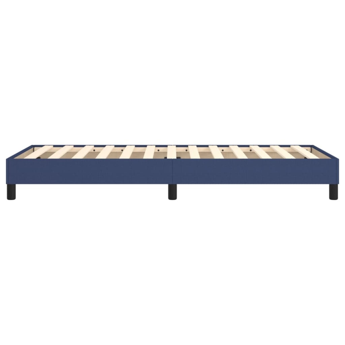 vidaXL Πλαίσιο Κρεβατιού Boxspring Μπλε 90 x 200 εκ. Υφασμάτινο