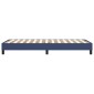 vidaXL Πλαίσιο Κρεβατιού Boxspring Μπλε 90 x 200 εκ. Υφασμάτινο