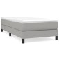 vidaXL Πλαίσιο Κρεβατιού Boxspring Ανοιχτό Γκρι 100x200 εκ. Υφασμάτινο
