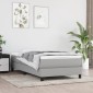 vidaXL Πλαίσιο Κρεβατιού Boxspring Ανοιχτό Γκρι 100x200 εκ. Υφασμάτινο