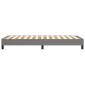vidaXL Πλαίσιο Κρεβατιού Boxspring Σκούρο Γκρι 100x200 εκ. Υφασμάτινο