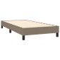 vidaXL Πλαίσιο Κρεβατιού Boxspring Taupe 100x200 εκ. Υφασμάτινο