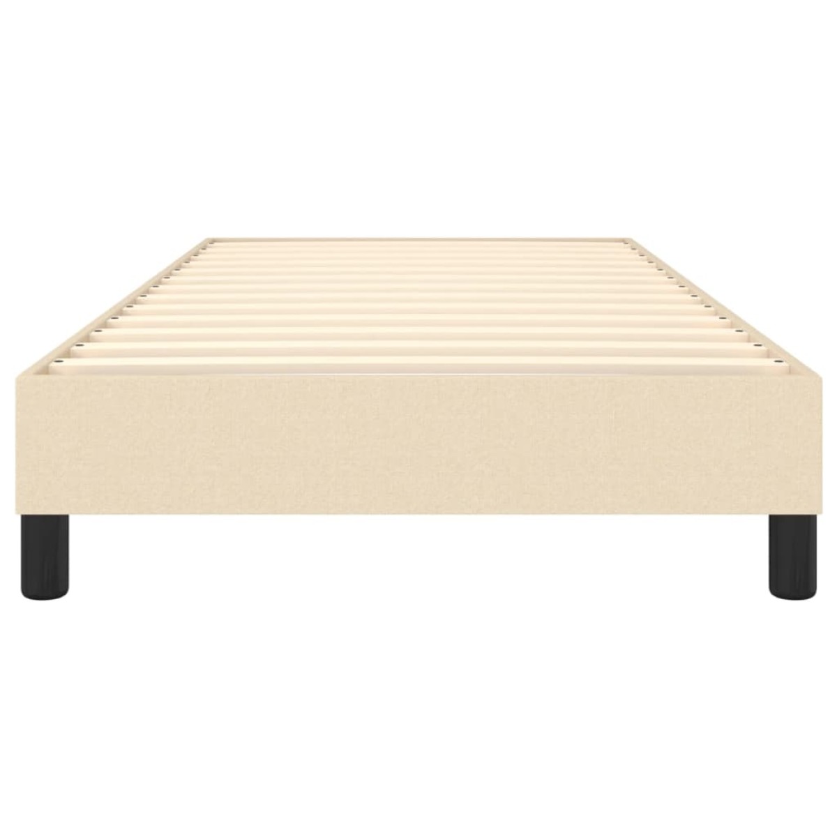 vidaXL Πλαίσιο Κρεβατιού Boxspring Κρεμ 100x200 εκ. Υφασμάτινο