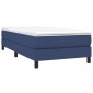 vidaXL Πλαίσιο Κρεβατιού Boxspring Μπλε 100x200 εκ. Υφασμάτινο